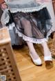 Coser@蠢沫沫 (chunmomo) Vol.041: 黑透明女仆 (44 photos)